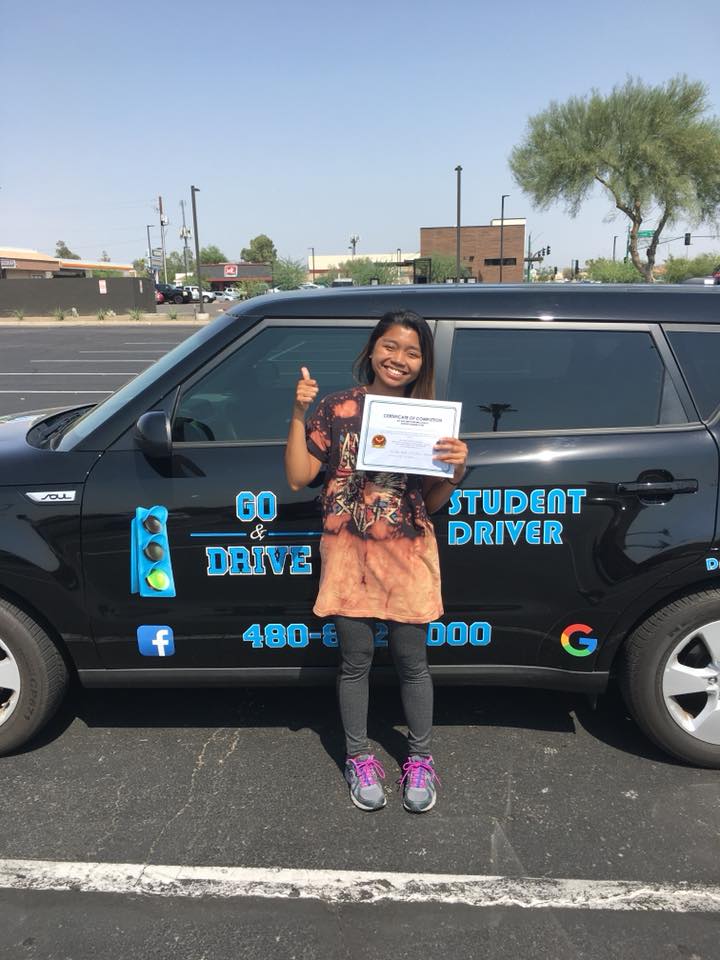 Good Job Maribel!! Welcome to the driving world. Enjoy it to the fullest. Congratulations!